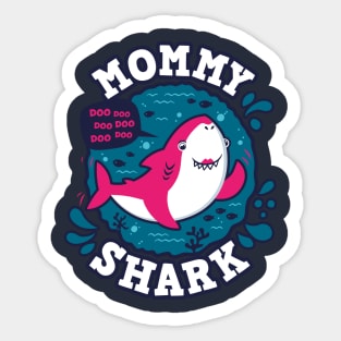 Mommy Shark (trace) Sticker